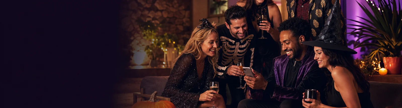 Halloween event planning scene